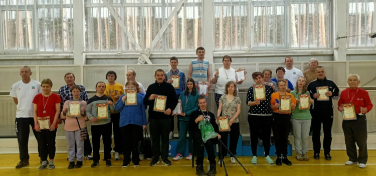 Спортивное мероприятие на стадионе "Труд", посвященное Международному дню инвалида.