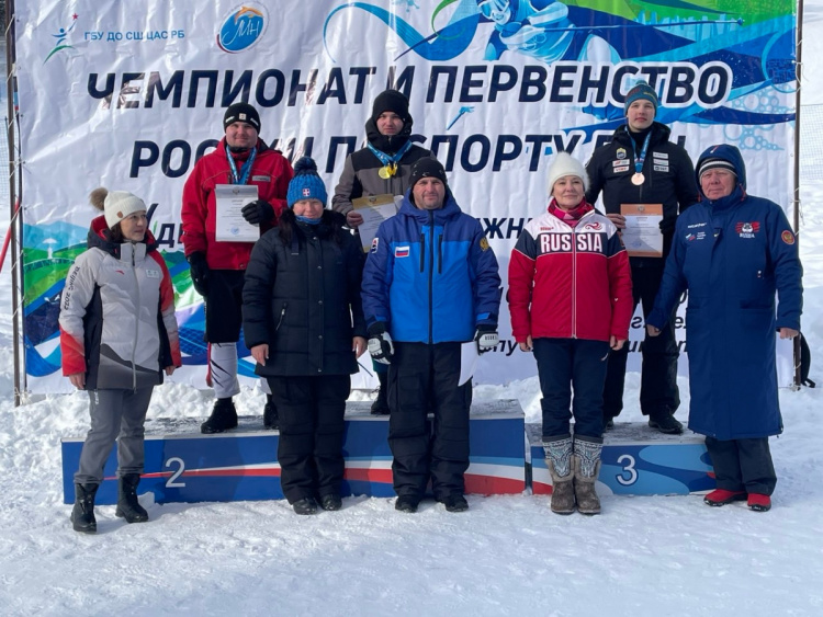 Чемпионате России по горнолыжному спорту среди лиц с ОВЗ.